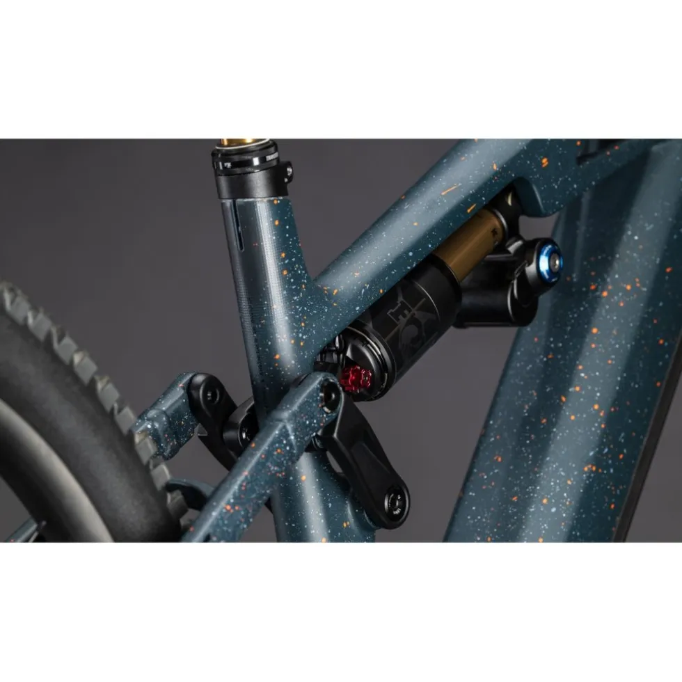 CUBE STEREO HYBRID ONE77 HPC SLT 800 - Carbon E-Mountainbike - 2026 - S – galaxy / orange