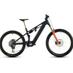 CUBE STEREO HYBRID ONE77 HPC SLT 800 - Carbon E-Mountainbike - 2026 - S – galaxy / orange