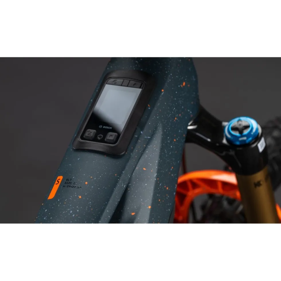 CUBE STEREO HYBRID ONE77 HPC SLT 800 - Carbon E-Mountainbike - 2026 - S – galaxy / orange
