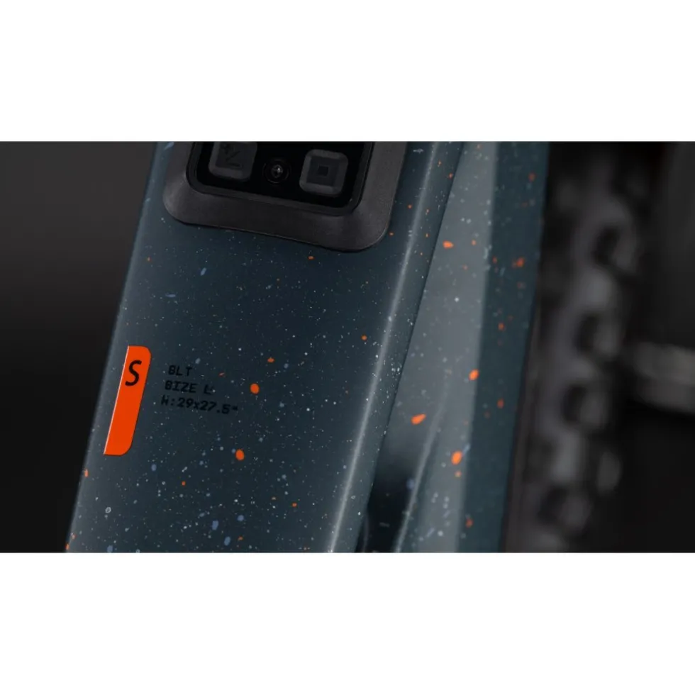 CUBE STEREO HYBRID ONE77 HPC SLT 800 - Carbon E-Mountainbike - 2026 - S – galaxy / orange