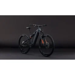 CUBE STEREO HYBRID ONE44 HPC SLX 800 - Carbon E-Mountainbike - 2026 - 27.5“ – slabgrey / orange