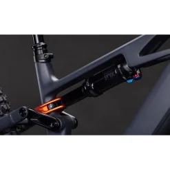 CUBE STEREO HYBRID ONE44 HPC SLX 800 - Carbon E-Mountainbike - 2026 - 27.5“ – slabgrey / orange