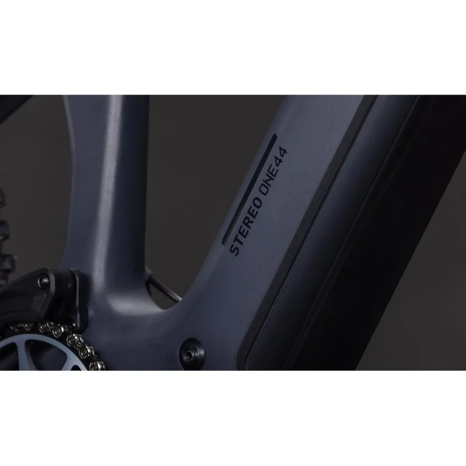 Elektrische Fietsen|E-Mtb Full Suspension < CUBE STEREO HYBRID ONE44 HPC SX 800 - Carbon E-ountainbike - 2026 - 29“ – sabgrey / orange