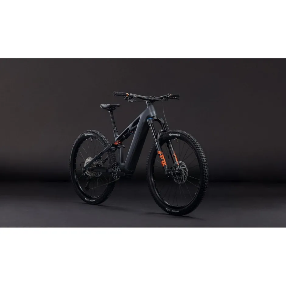 Elektrische Fietsen|E-Mtb Full Suspension < CUBE STEREO HYBRID ONE44 HPC SX 800 - Carbon E-ountainbike - 2026 - 29“ – sabgrey / orange