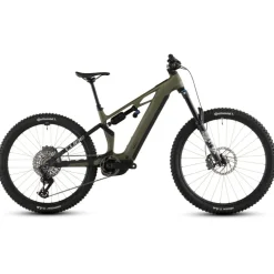 CUBE STEREO HYBRID ONE77 HPC TM 800 - Carbon E-Mountainbike - 2026 - reedgreen / matrix