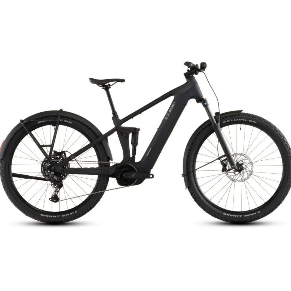 Elektrische Fietsen|E-Mtb Full Suspension < CUBE STEREO HYBRID ONE22 Pro 800 FE - E-ountainbike - 2026 - 29" - night / chroe