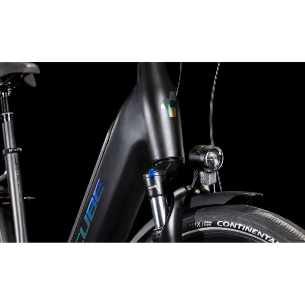 CUBE SUPREME HYBRID Pro 625 - Easy Entry E-Bike - 2026 - 28" - black / spectral