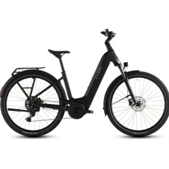CUBE TOURING HYBRID ONE 600 - Easy Entry - Trekking E-Bike - 2026 - coal / chrome