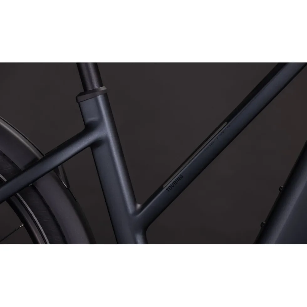 CUBE TOURING HYBRID ONE 600 - Trapeze - Trekking E-Bike - 2026 - coal / chrome