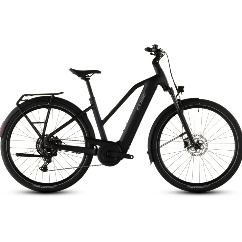CUBE TOURING HYBRID ONE 600 - Trapeze - Trekking E-Bike - 2026 - coal / chrome