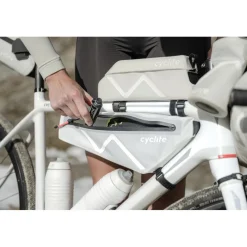 Cyclite Frame Bag / 02 Frametas - 2,8L - Lichtgrijs