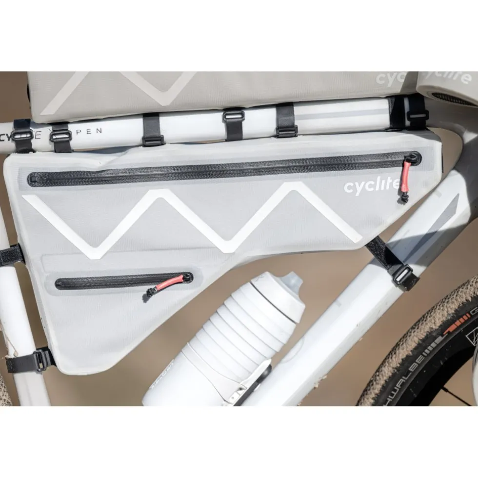 Cyclite Frame Bag Large / 02 Frametas - 3,6L - Lichtgrijs