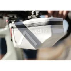 Cyclite Handle Bar Bag Nano / 01 Stuurtas - 1,3L - Lichtgrijs