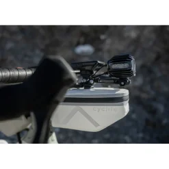 Cyclite Handle Bar Bag Nano / 01 Stuurtas - 1,3L - Lichtgrijs