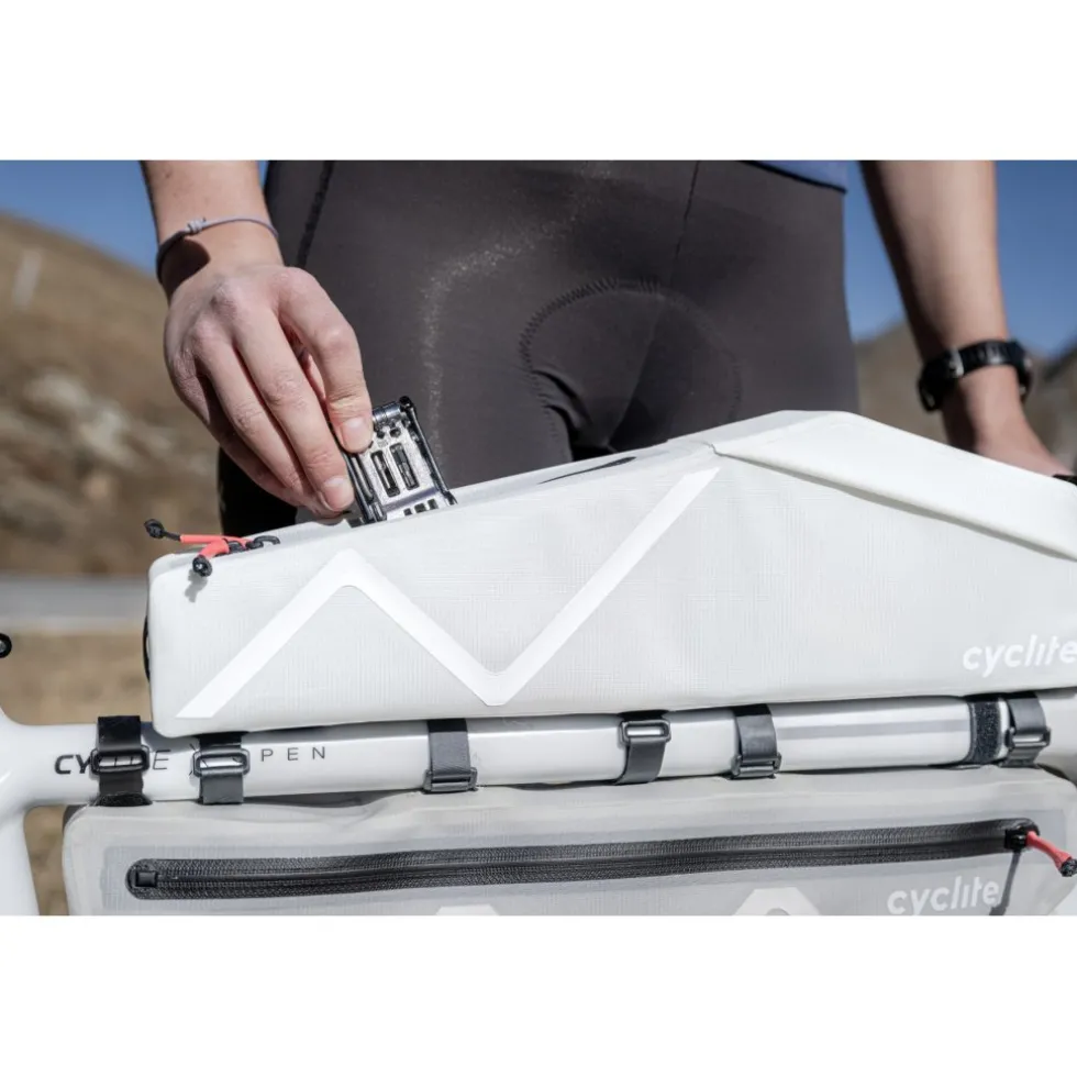 Cyclite Top Tube Bag Large / 02 Bovenbuis Tas - 2,2L - Lichtgrijs