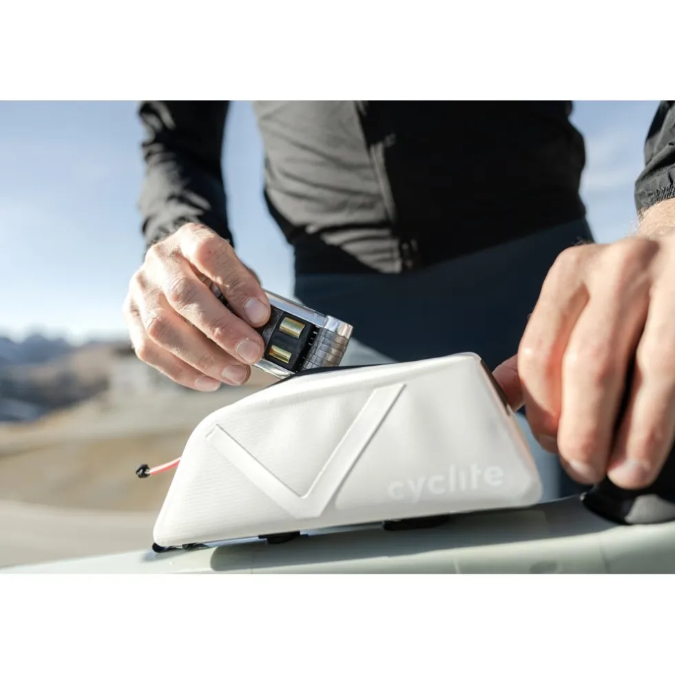 Cyclite Top Tube Bag Nano / 01 Bovenbuis Tas - 0,6L - Lichtgrijs