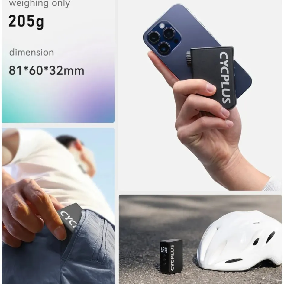Elektrische Fietspompen|Mini Pompen < Cycplus AS2 Pro Max E-Minipomp