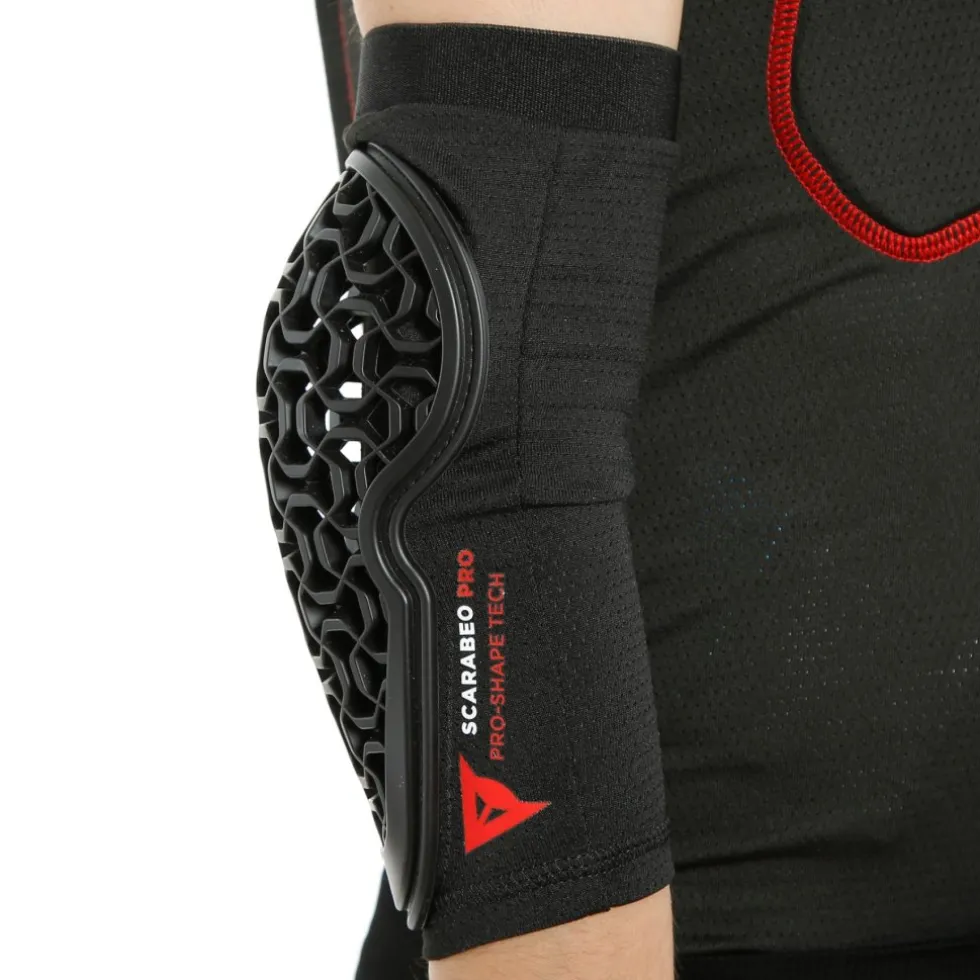 Dainese Scarabeo Pro Elleboogbeschermers Kinderen - zwart