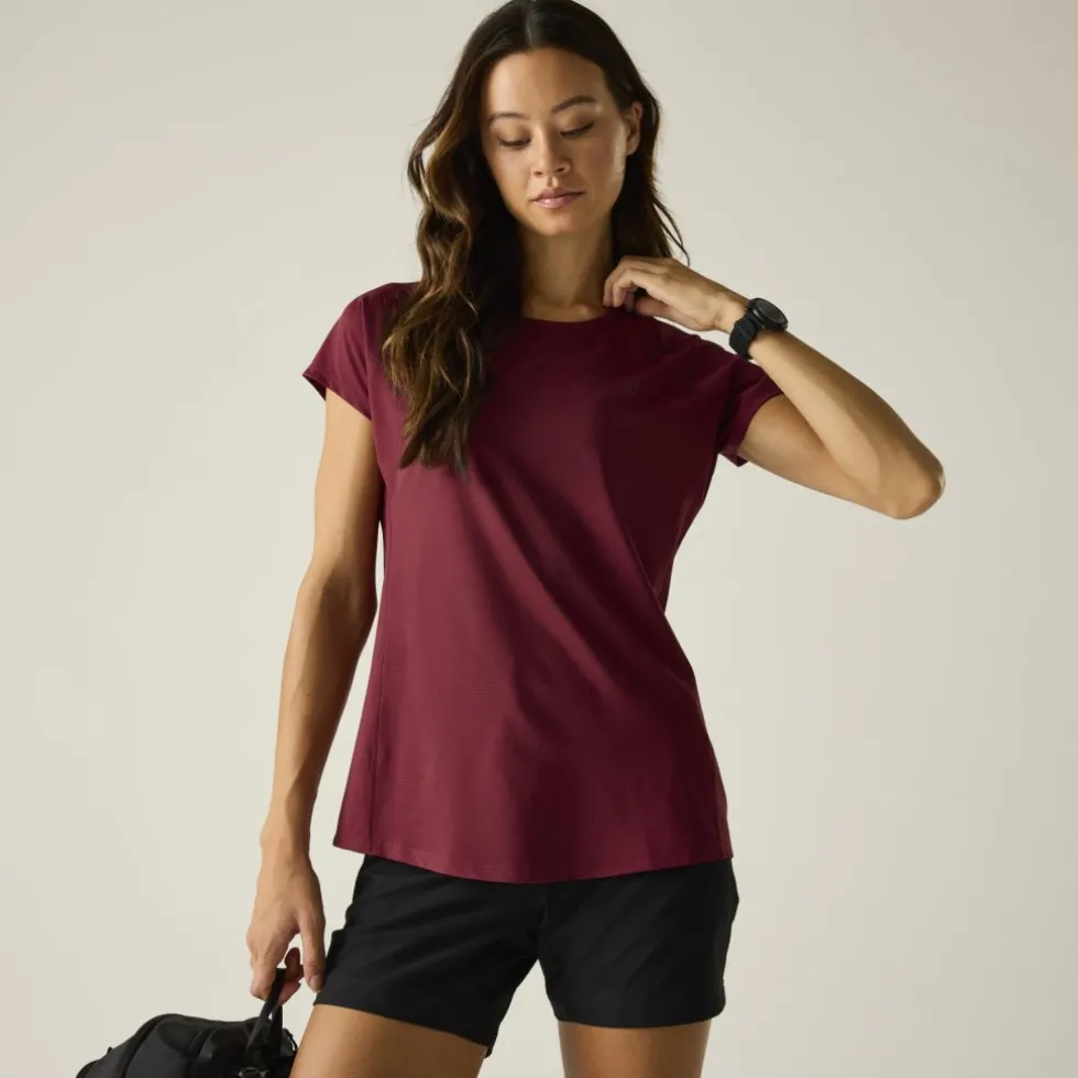Dare 2b Corral T-Shirt Dames - ZJE Tibetan Red