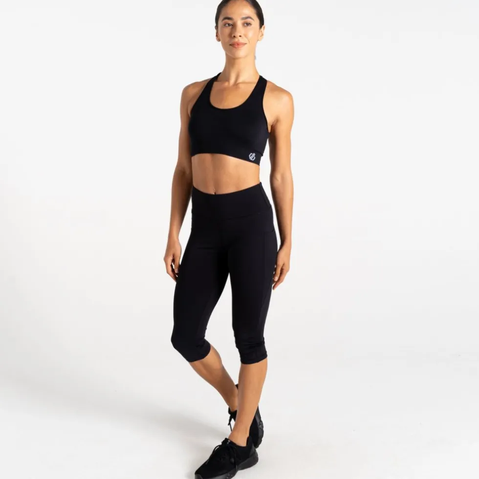 Dare 2b Don't Sweat It II Sport-BH Dames - 800 Zwart