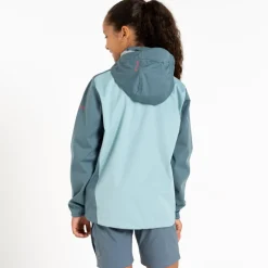 Dare 2b Explore Softshelljas Kinderen - F7A Grey / Aquifer