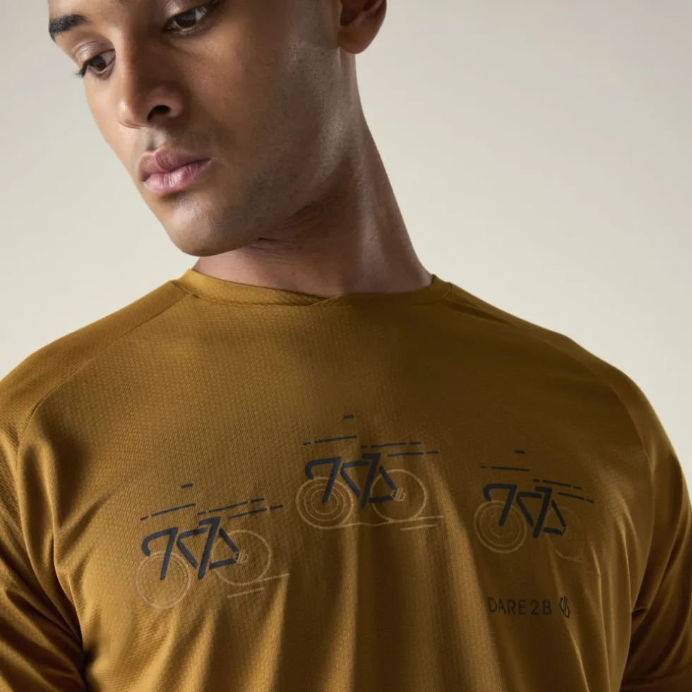 Dare 2b Tech II T-Shirt Heren - ZJ2 Dark Cumin