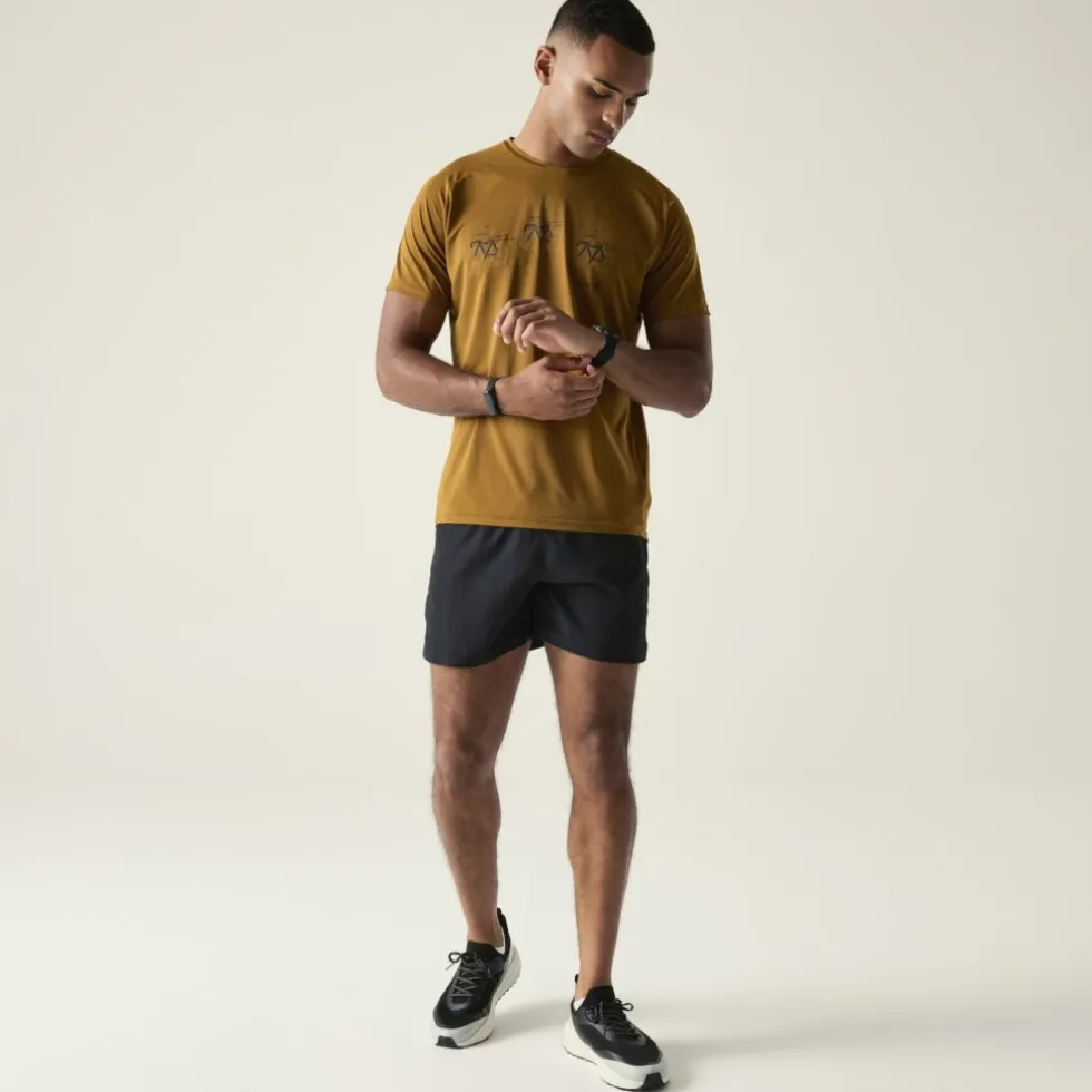 Dare 2b Tech II T-Shirt Heren - ZJ2 Dark Cumin