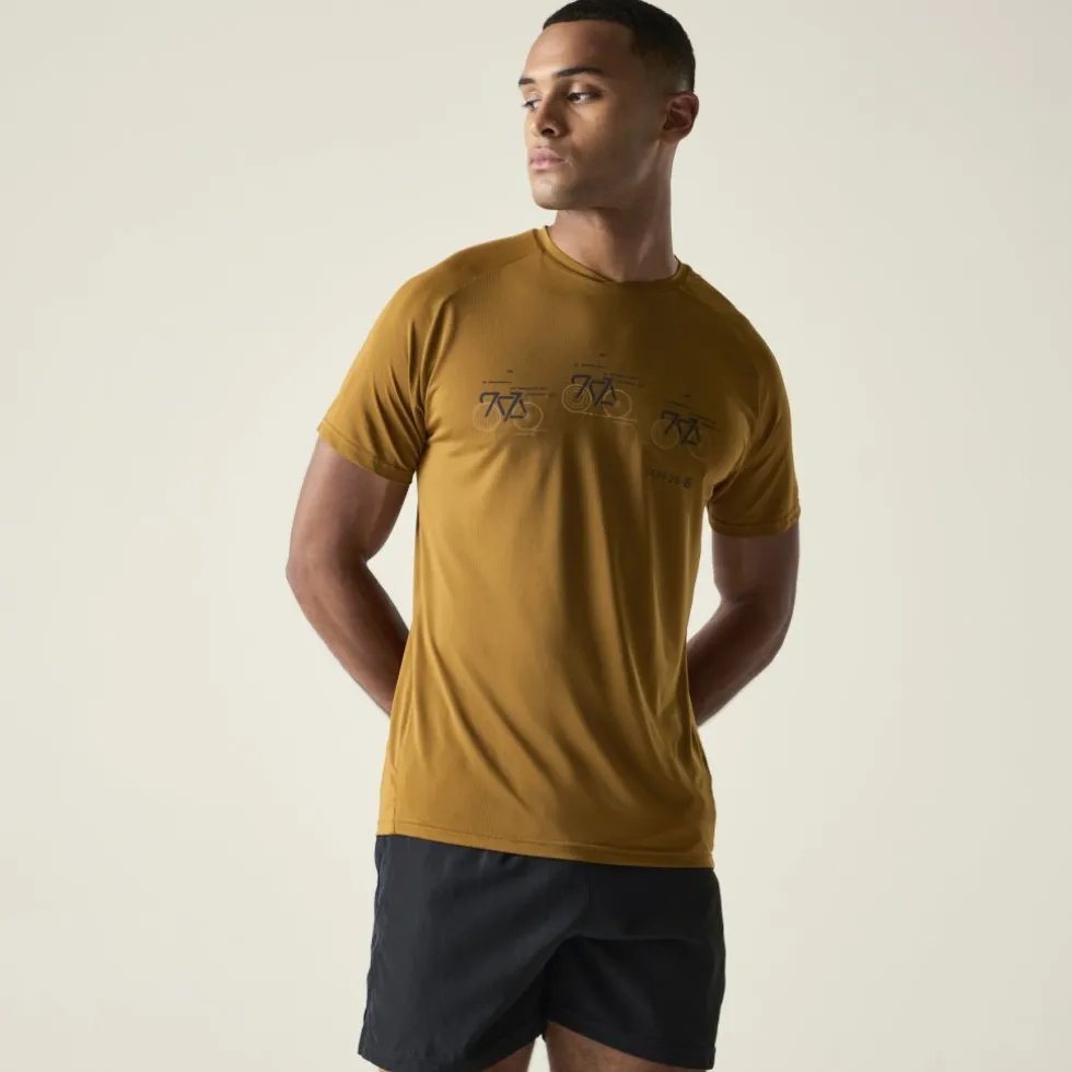 Dare 2b Tech II T-Shirt Heren - ZJ2 Dark Cumin