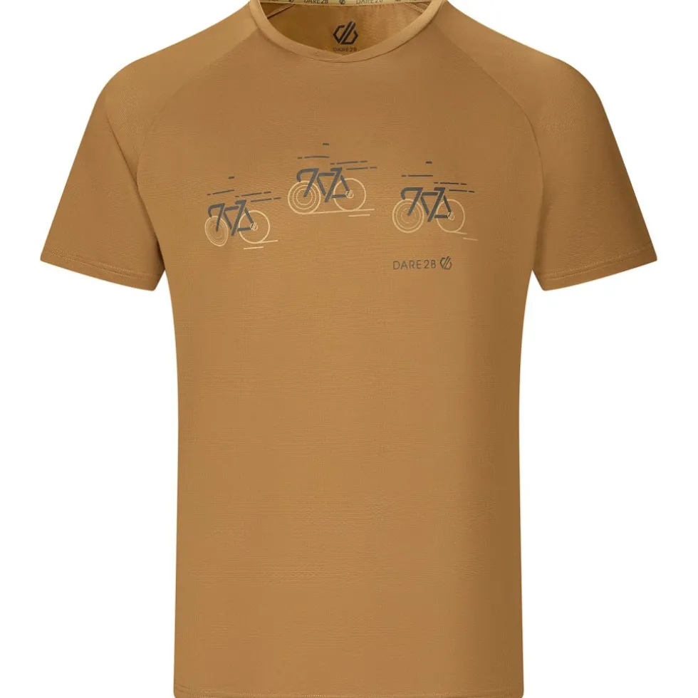 Dare 2b Tech II T-Shirt Heren - ZJ2 Dark Cumin