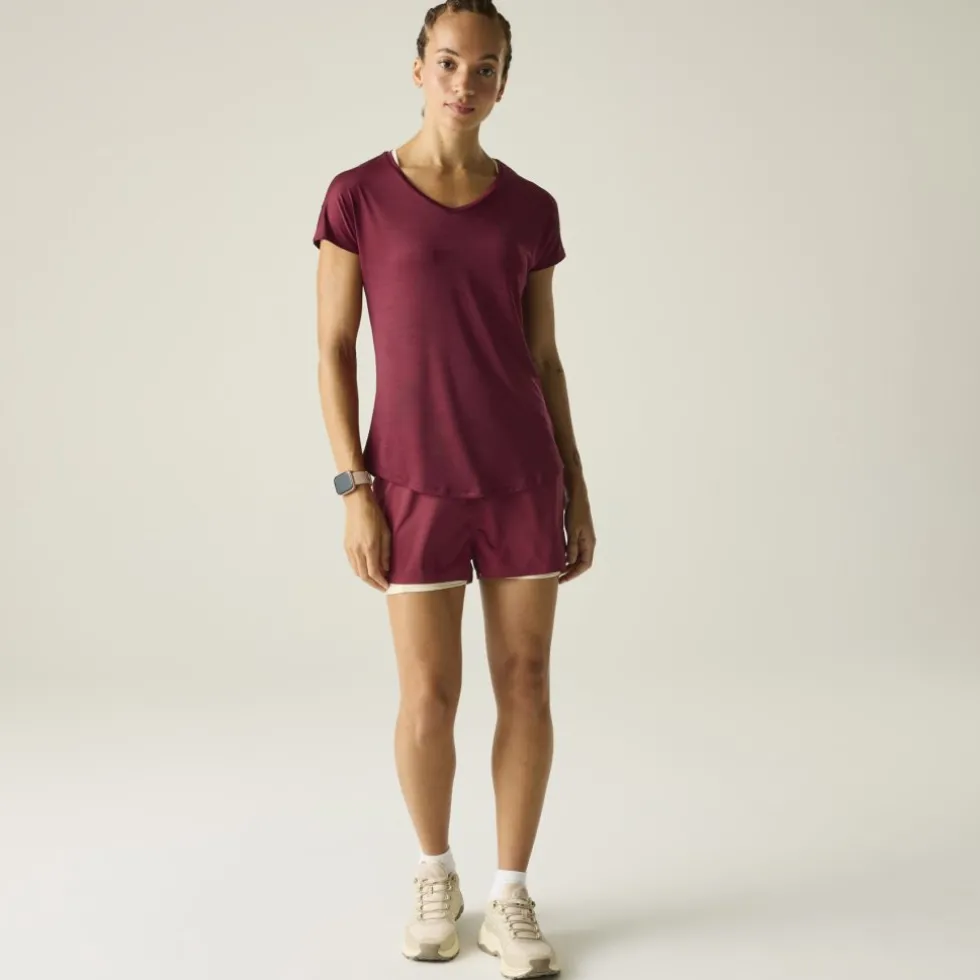 Dare 2b Vigilant T-Shirt Dames - ZJE Tibetan Red