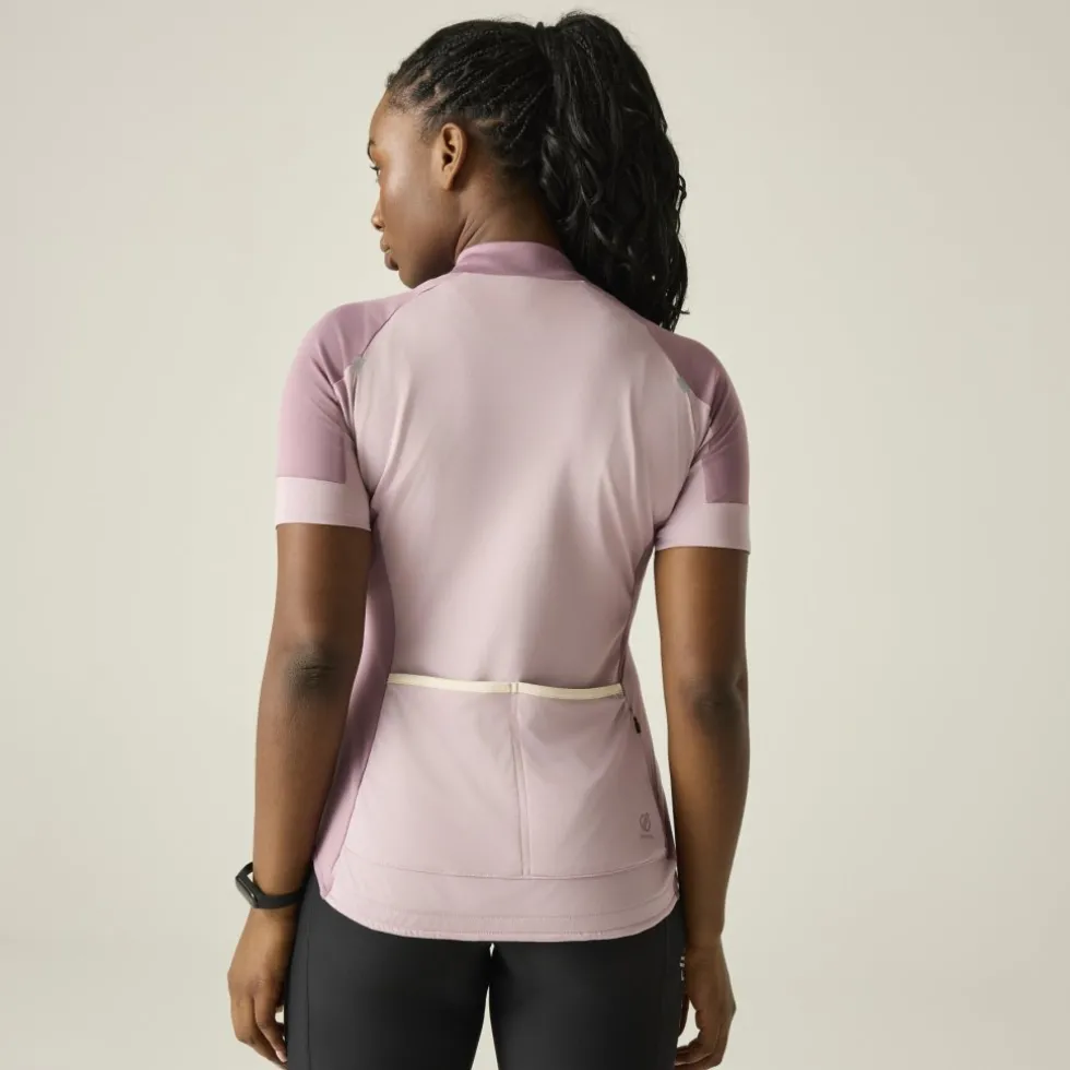 Dare 2b Flutter Fietstrui Dames - ZY0 Mauve/Orchd