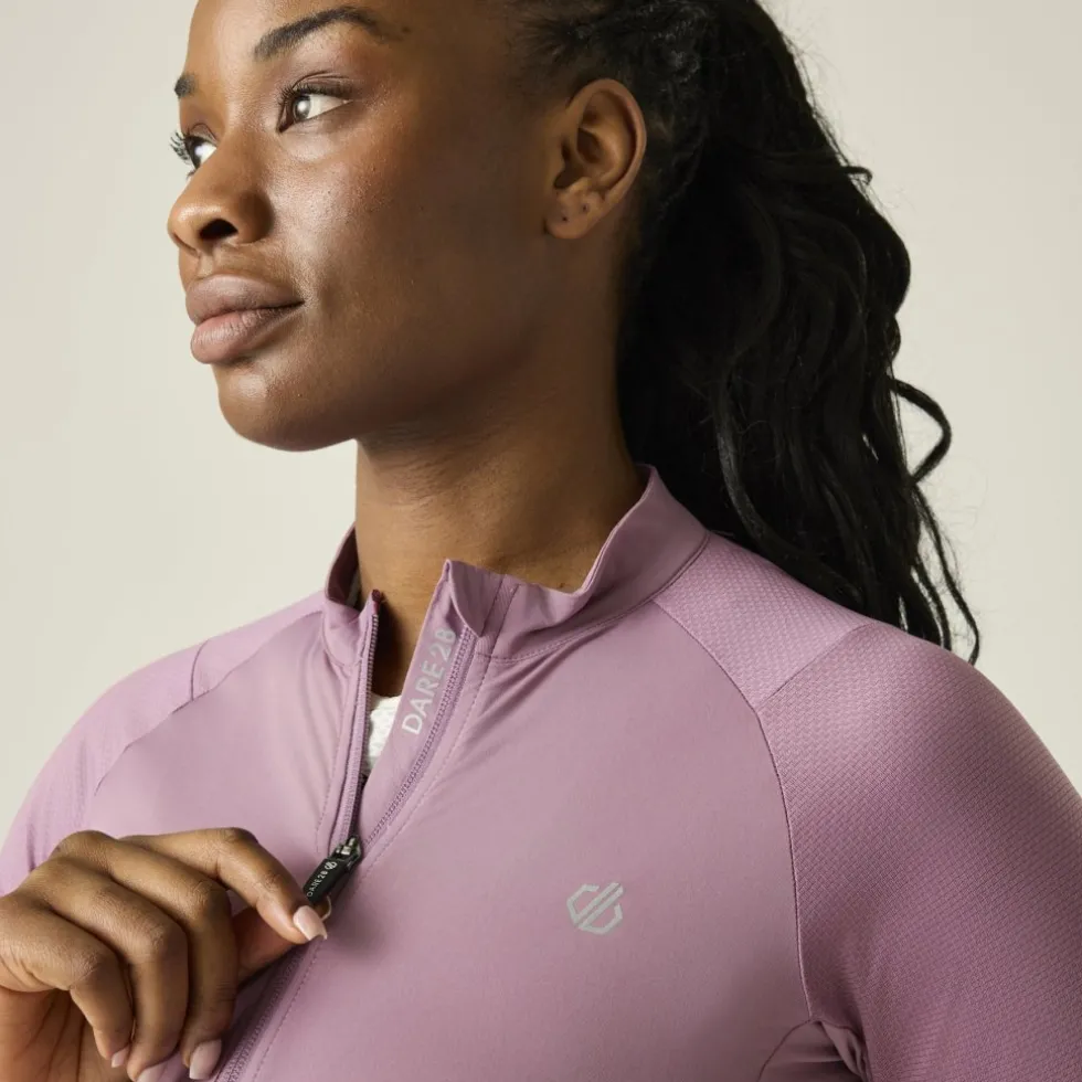 Dare 2b Lightning Fietsjersey dames - ZIA Dusky Orchid