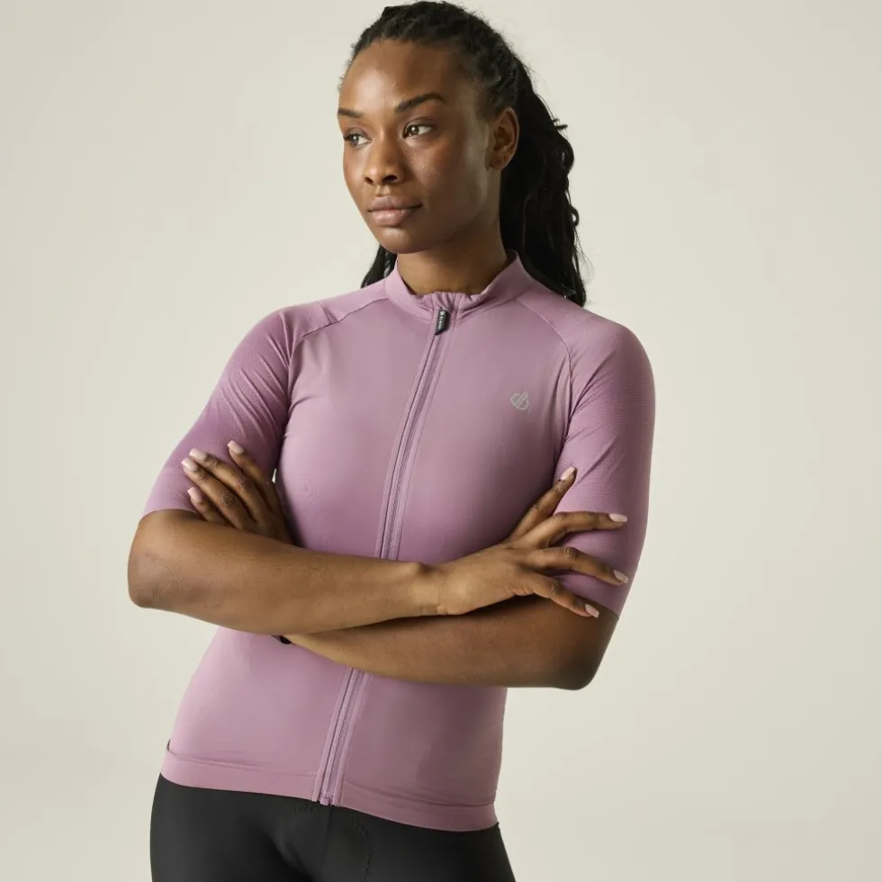 Dare 2b Lightning Fietsjersey dames - ZIA Dusky Orchid