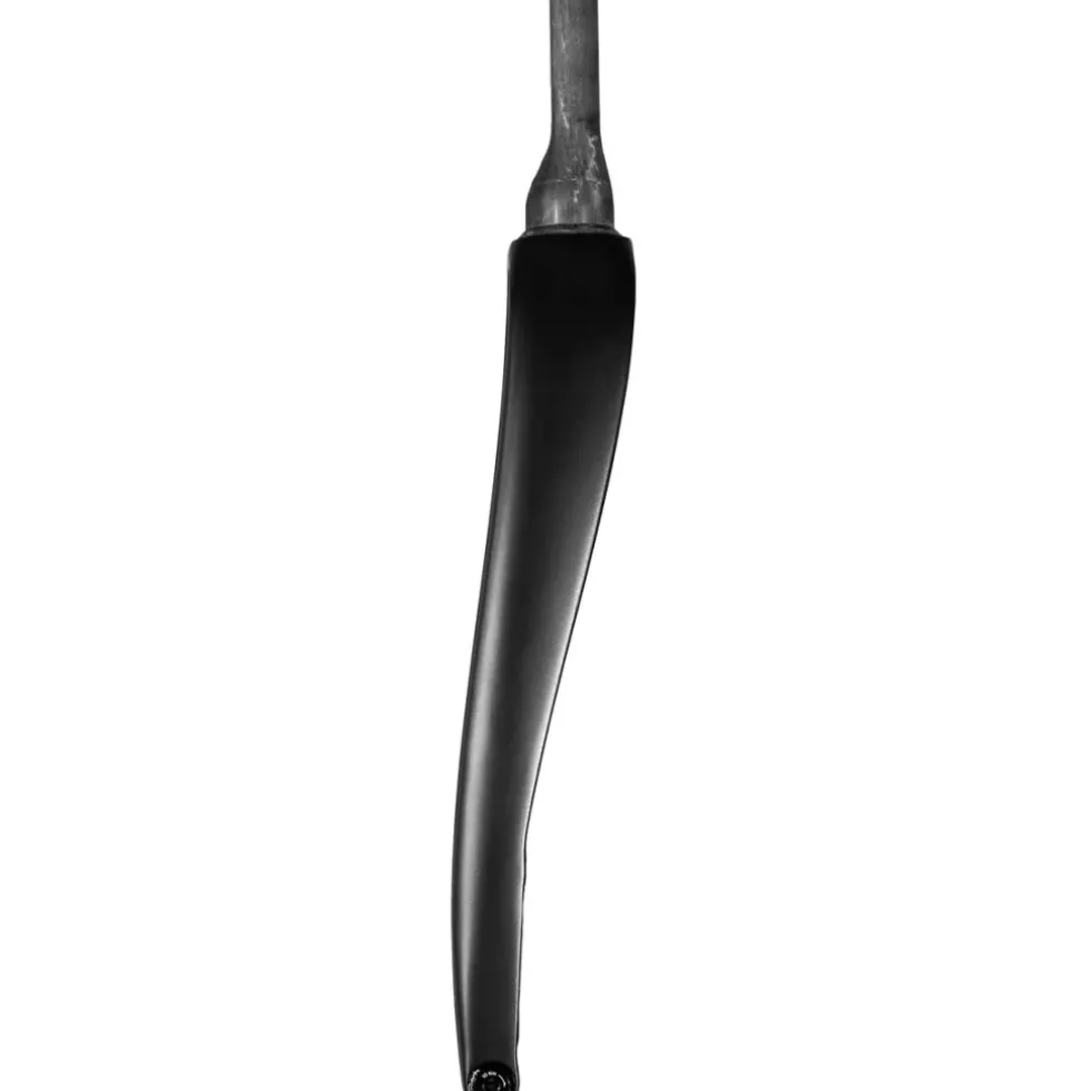 Deda Gera Allroad Voorvork - 28" | Carbon | DCR | Tapered 1 1/8" - 1 1/2" D-Shape | Flatmount | 45mm Offset - 12x100mm - matt finish - polished on black (POB) logo