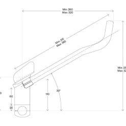 Opzetsturen|Opzetsturen < Deda Parabolica Pro Clip-On opzetstuur 31,7 - S-Bend - zwart