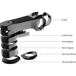 Deda Superbox Stuurpen - 31.7 | DCR - zwart (POB)