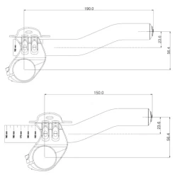 Deda SuperZero TT Clip-On Bar