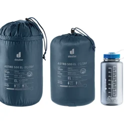 Deuter Astro 500 EL -2C/28F Donzen Slaapzak - de Rits Links - marine-ink