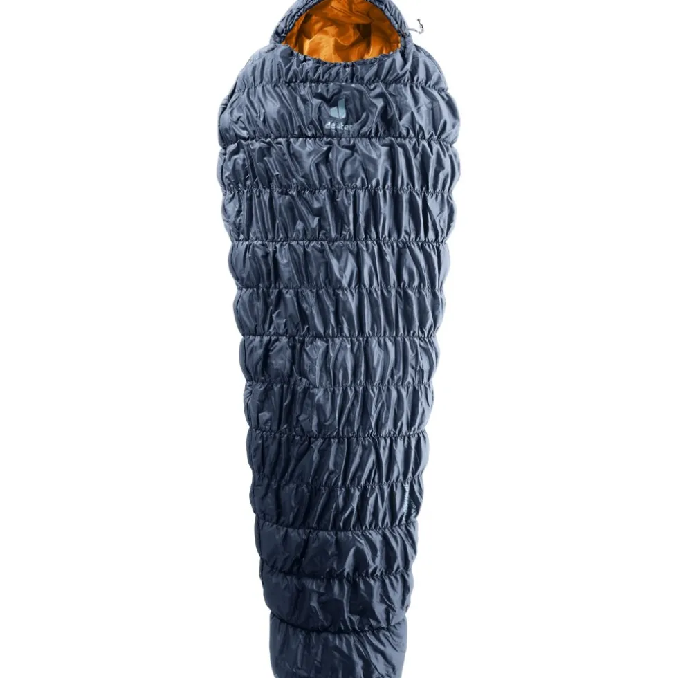 Deuter Exosphere +4C/39F Slaapzak - de Rits Links - ink-maple