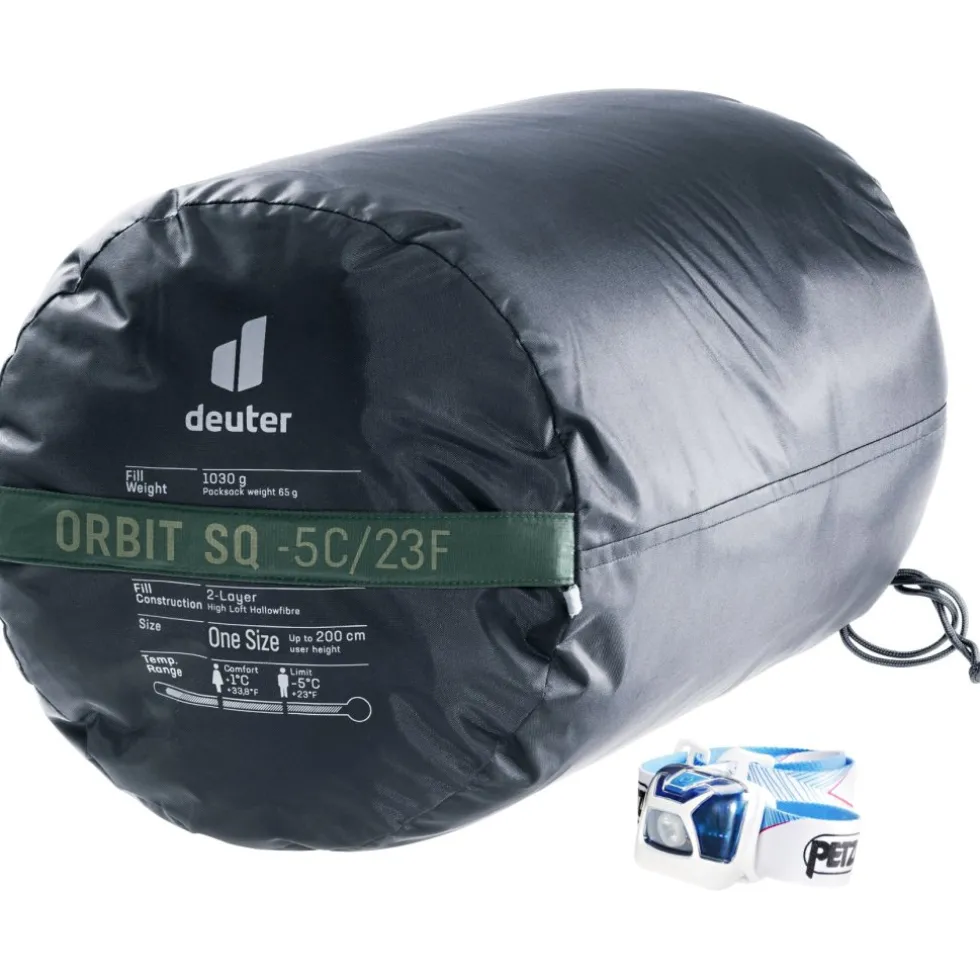 Deuter Exosphere Orbit SQ -5C/23F Slaapzak - de Rits Links - ivy-ink