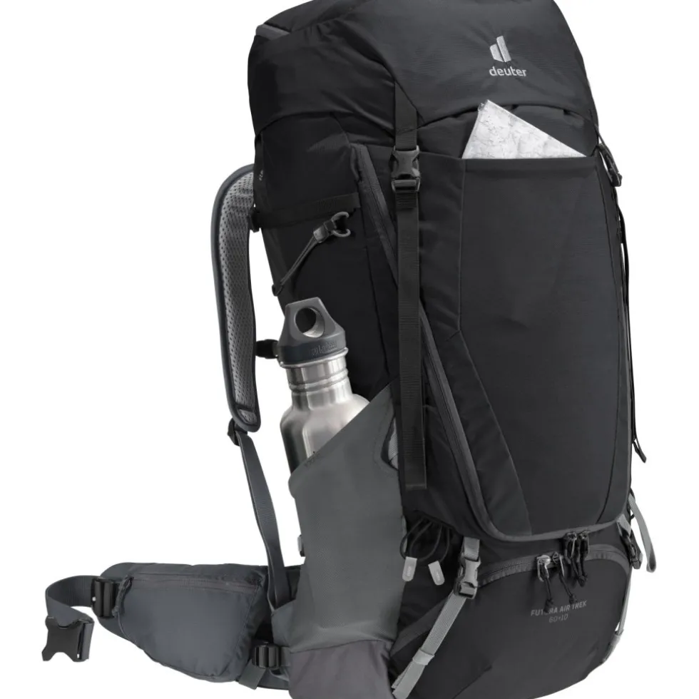 Deuter Futura Air Trek 60+10 Trekking Rugzak - black-graphite