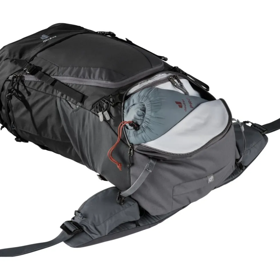 Deuter Futura Air Trek 60+10 Trekking Rugzak - black-graphite