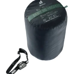 Deuter Orbit SQ +6C/43F Slaapzak - rits links - ivy-ink