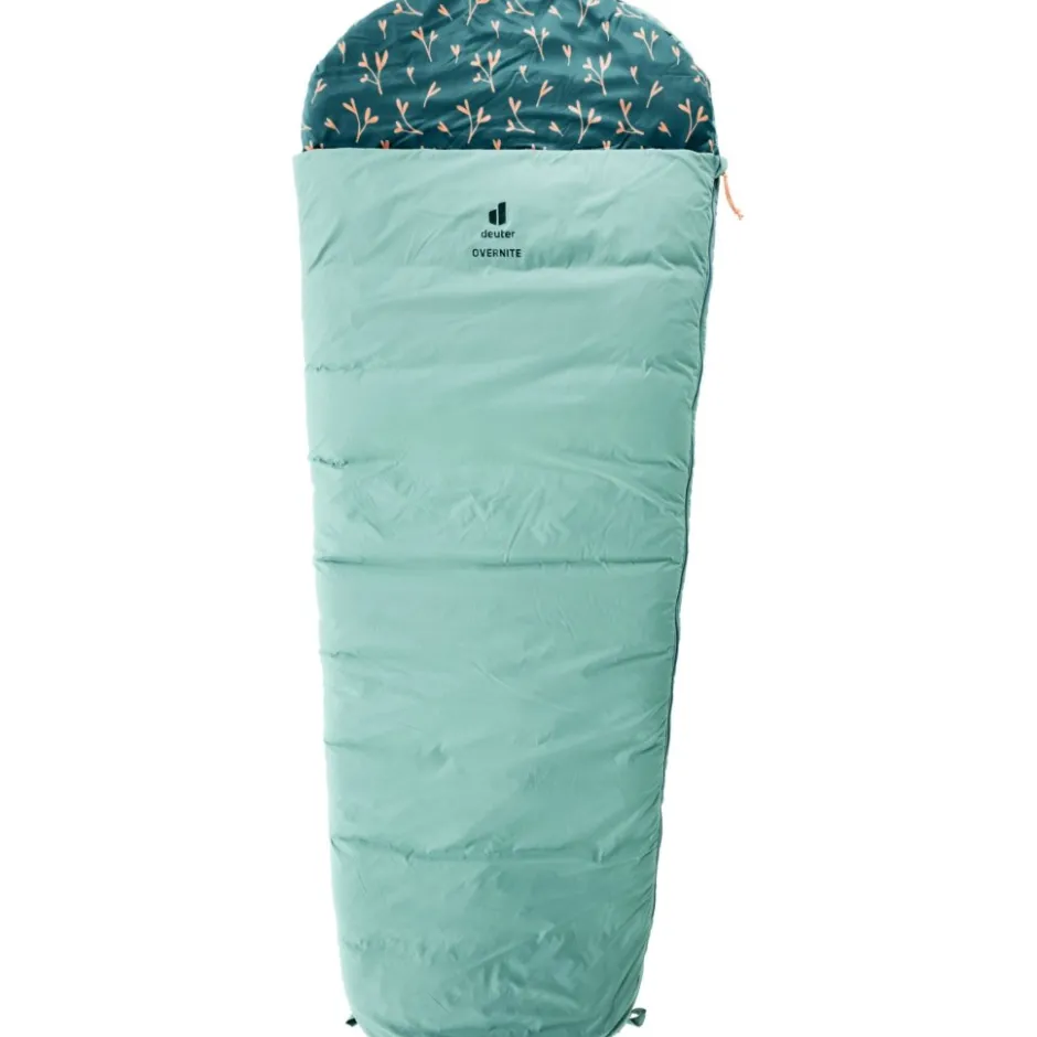 Slaapzakken < Deuter Overnite Children's Sleeping Bag - zip left - jade-deepsea