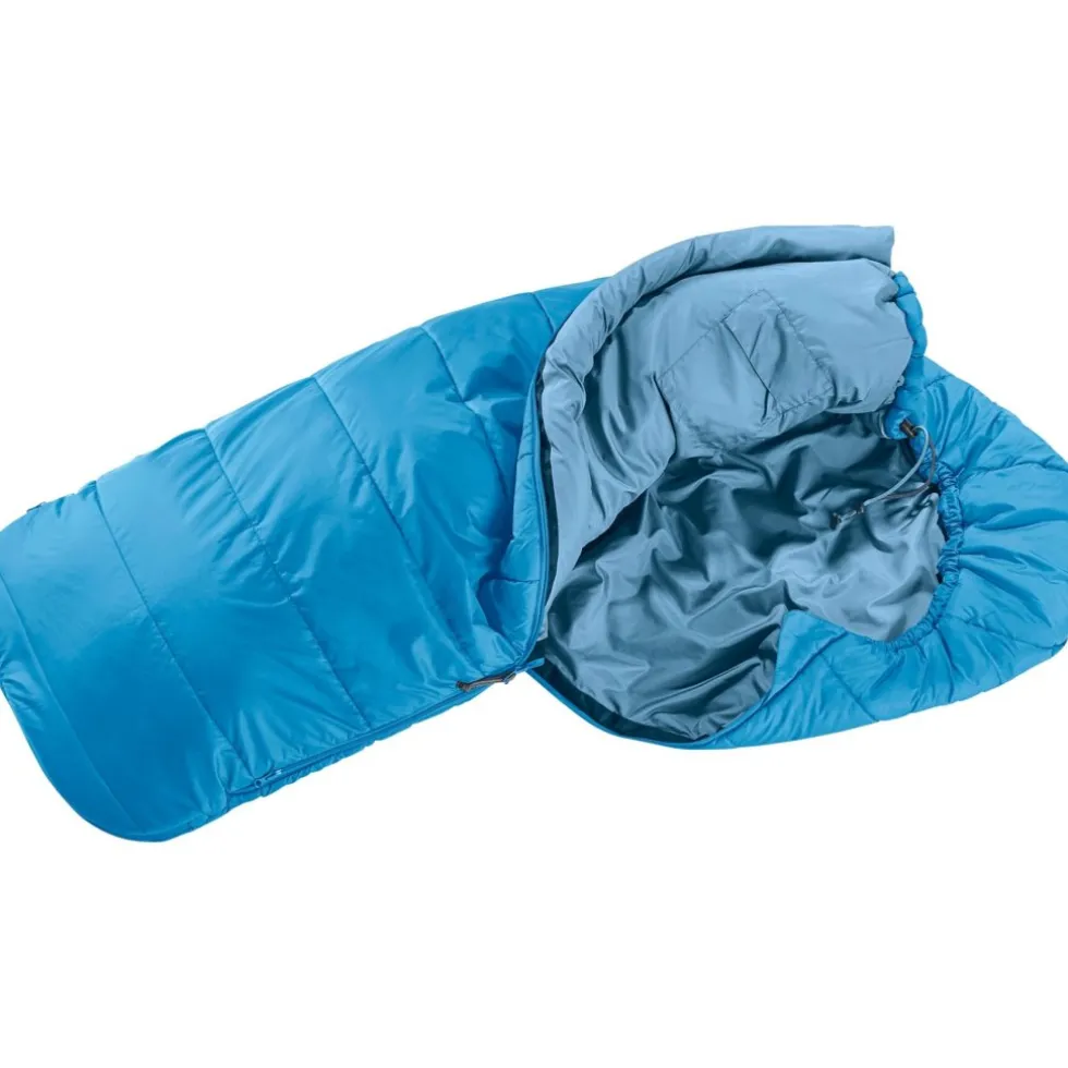 Deuter Starlight Kinderslaapzak - zip left reef-slateblue