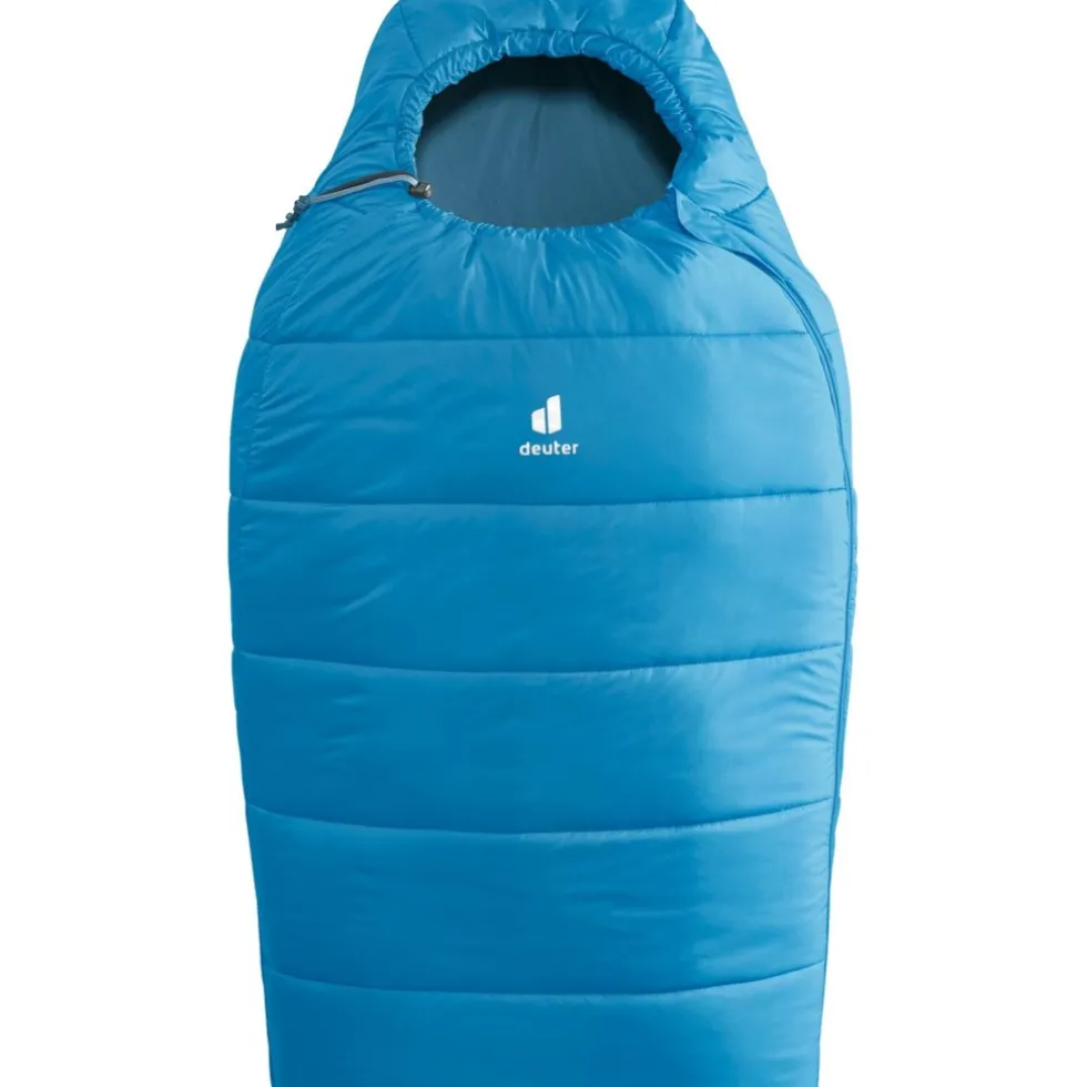 Deuter Starlight Kinderslaapzak - zip left reef-slateblue