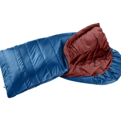 Deuter Starlight SQ Kinderslaapzak - de Rits Links - nightblue-redwood