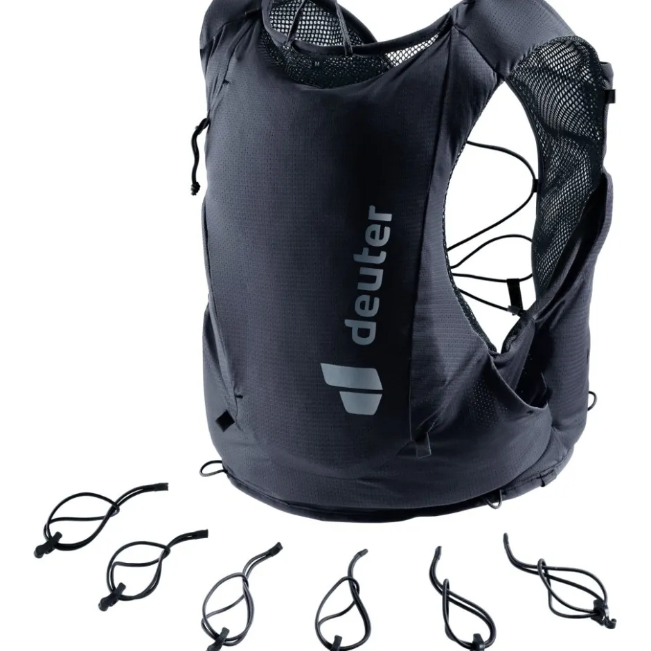 Rugzakken & Drinksystemen < Deuter Traick 9 SL Dames Trailrunning Rugzak - X-Small | zwart