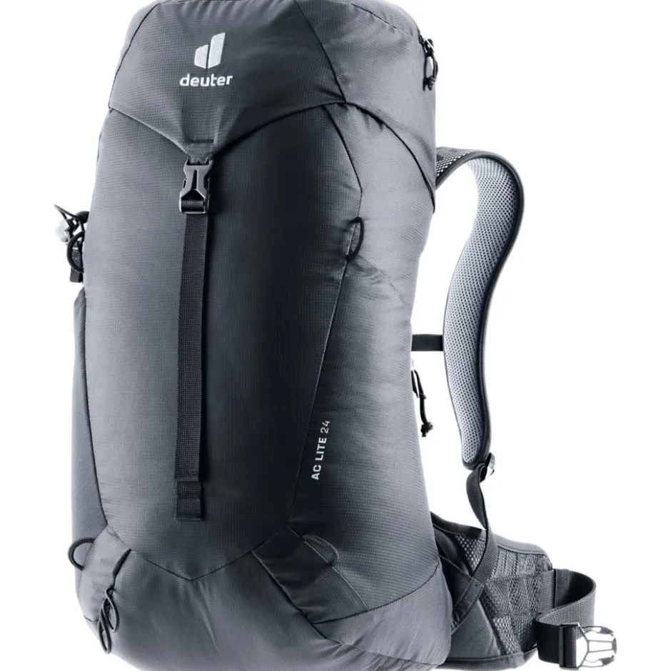 Rugzakken & Drinksystemen < Deuter AC Lite 24 Rugzak - zwart