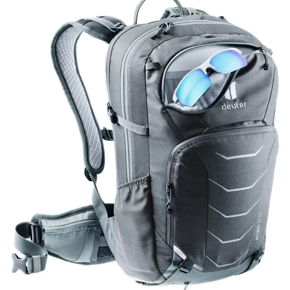 Drinkrugzakken < Deuter Attack 22 EL Fietsrugzak - graphite-shale